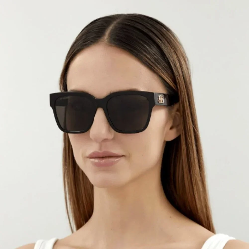 NEW BALENCIAGA SUNGLASSES, BLACK SQAURE BALENCIAGA EYEWEAR - Picture 2 of 4